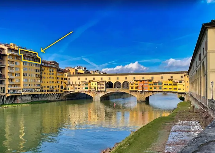 Appartamento Attico LungArno Vista Duomo-Uffizi+Parking Firenze